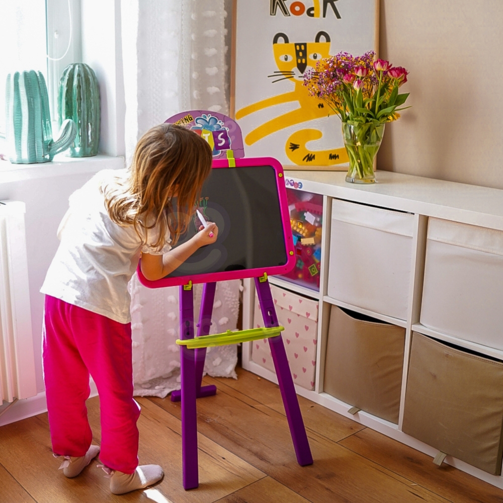 Magnetinė sauso trynimo lenta WOOPIE 3in1 Šviesos tapyba