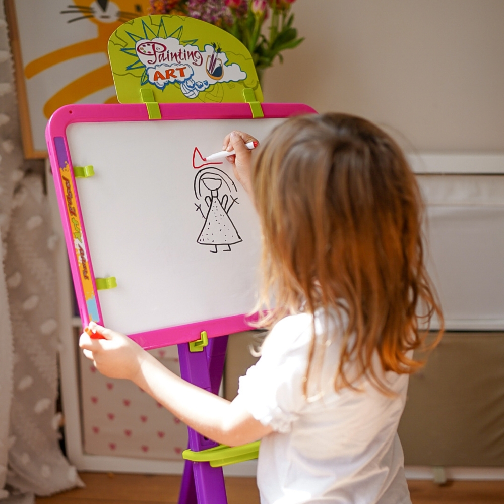 Magnetinė sauso trynimo lenta WOOPIE 3in1 Šviesos tapyba