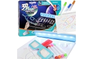 Magnetinė piešimo lenta su LED apšvietimu WOOPIE 3D-Žaislai, Lavinamieji žaislai, Molbertai, piešimo lentos-e-vaikas