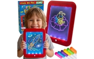 Piešimo planšetė WOOPIE Magic neoninių spalvų-Žaislai, Lavinamieji žaislai, Molbertai, piešimo lentos-e-vaikas