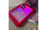 Piešimo planšetė WOOPIE Magic neoninių spalvų-Žaislai, Lavinamieji žaislai, Molbertai, piešimo lentos-e-vaikas