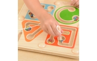 MASTERKIDZ Wooden Magnetic Maze - Writing and Motor Skills