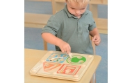 MASTERKIDZ Wooden Magnetic Maze - Writing and Motor Skills