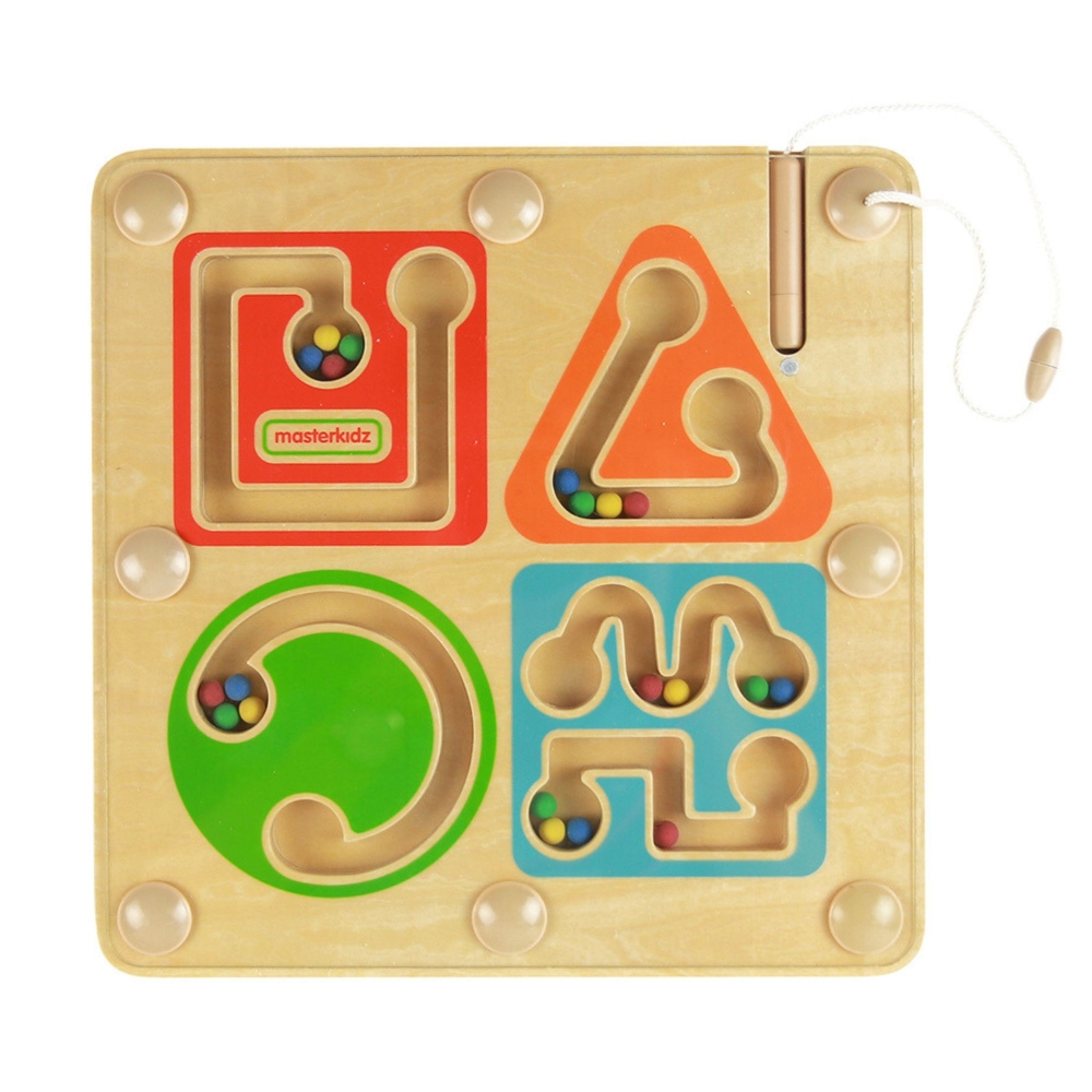 MASTERKIDZ Wooden Magnetic Maze - Writing and Motor Skills