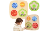VIGA Wooden Wall Panel - Swirling Patterns					