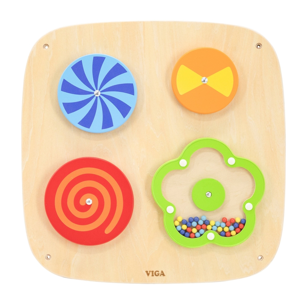 VIGA Wooden Wall Panel - Swirling Patterns 