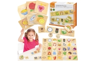 Viga 44507 Puzzle - zestaw do nauki zmysłów