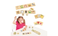 Dėlionė - sensorinis mokymosi rinkinys Viga 44507