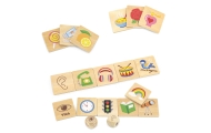 Viga 44507 Puzzle - zestaw do nauki zmysłów