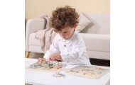 VIGA PolarB Wooden Puzzle Animals with Pins