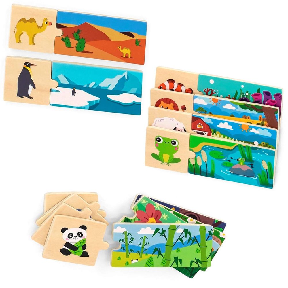 Viga 44675 Drewniane puzzle - Mój dom