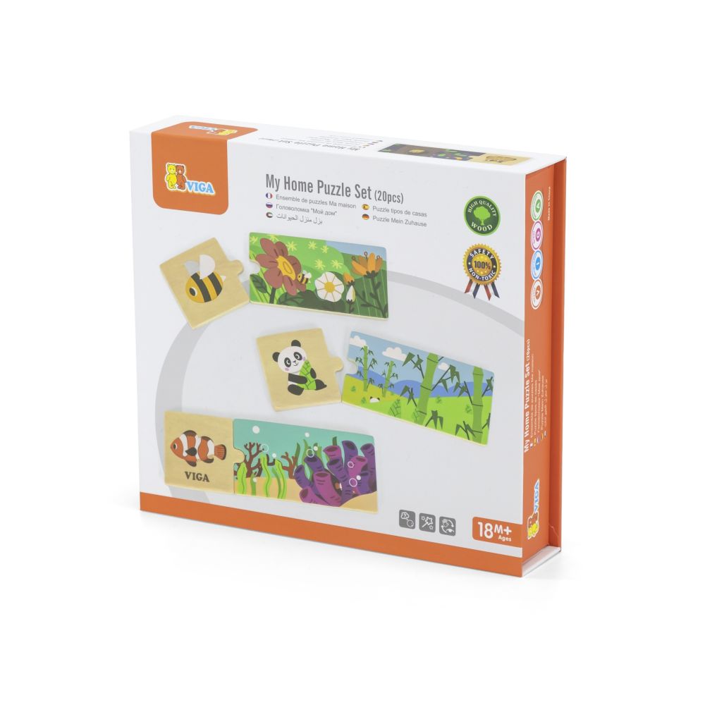 Viga 44675 Medinė dėlionė - Mano namas