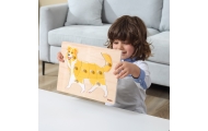 Medinių dėlionių rinkinys: 12 VIGA Montessori Gyvūnai + stovas-Žaislai, Dėlionės, Dėlionės patiems mažiausiems-e-vaikas