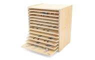 VIGA Wooden Puzzle Set 12 Montessori Animal Puzzles + Stand