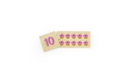 VIGA Wooden Puzzle Set Match Numbers Montessori Puzzle