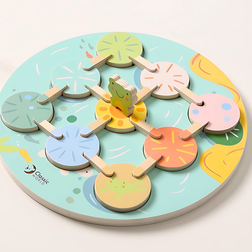 Mokomasis žaidimas CLASSIC WORLD Lotus Leaf Match Shapes and Colours