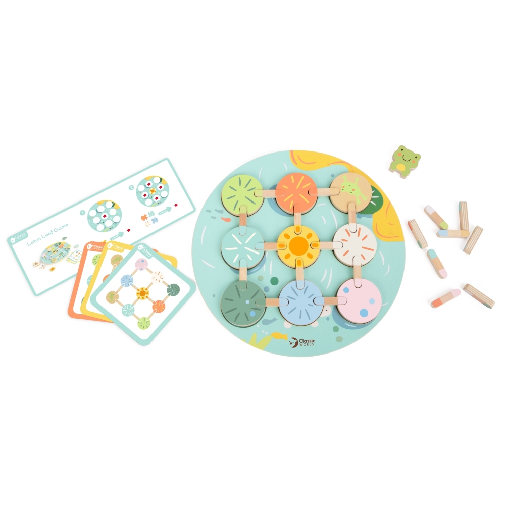 Mokomasis žaidimas CLASSIC WORLD Lotus Leaf Match Shapes and Colours