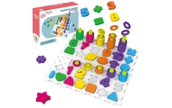 Mokomoji dėlionė "Brain Training" raidės ir skaičiai WOOPIE Montessori 139 el.