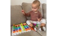 Mokomoji dėlionė "Brain Training" raidės ir skaičiai WOOPIE Montessori 139 el.