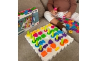 Mokomoji dėlionė "Brain Training" raidės ir skaičiai WOOPIE Montessori 139 el.