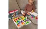 Mokomoji dėlionė "Brain Training" raidės ir skaičiai WOOPIE Montessori 139 el.