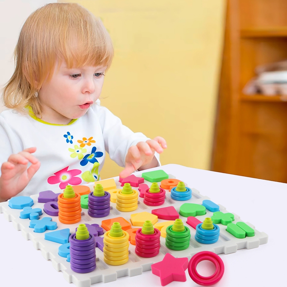 Mokomoji dėlionė "Brain Training" raidės ir skaičiai WOOPIE Montessori 139 el.