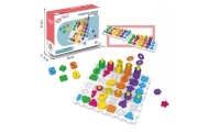WOOPIE Układanka Montessori Sorter Trening Mózgu Literki Cyferki 139 el