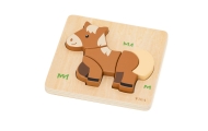 VIGA Wooden Puzzle - My Friend the Horse