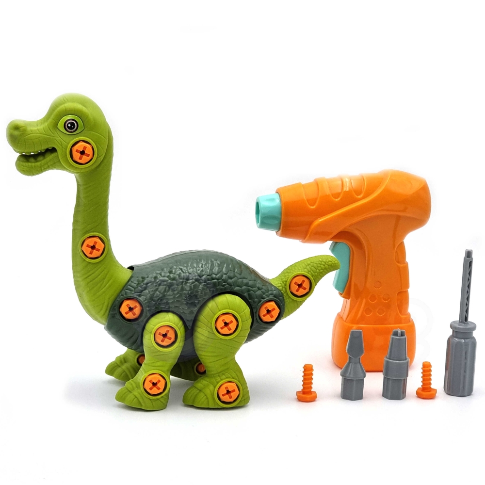 Dinozauro konstruktorius WOOPIE + grąžtas 31 el.-Žaislai, Konstruktoriai, Įvairūs konstruktoriai-e-vaikas
