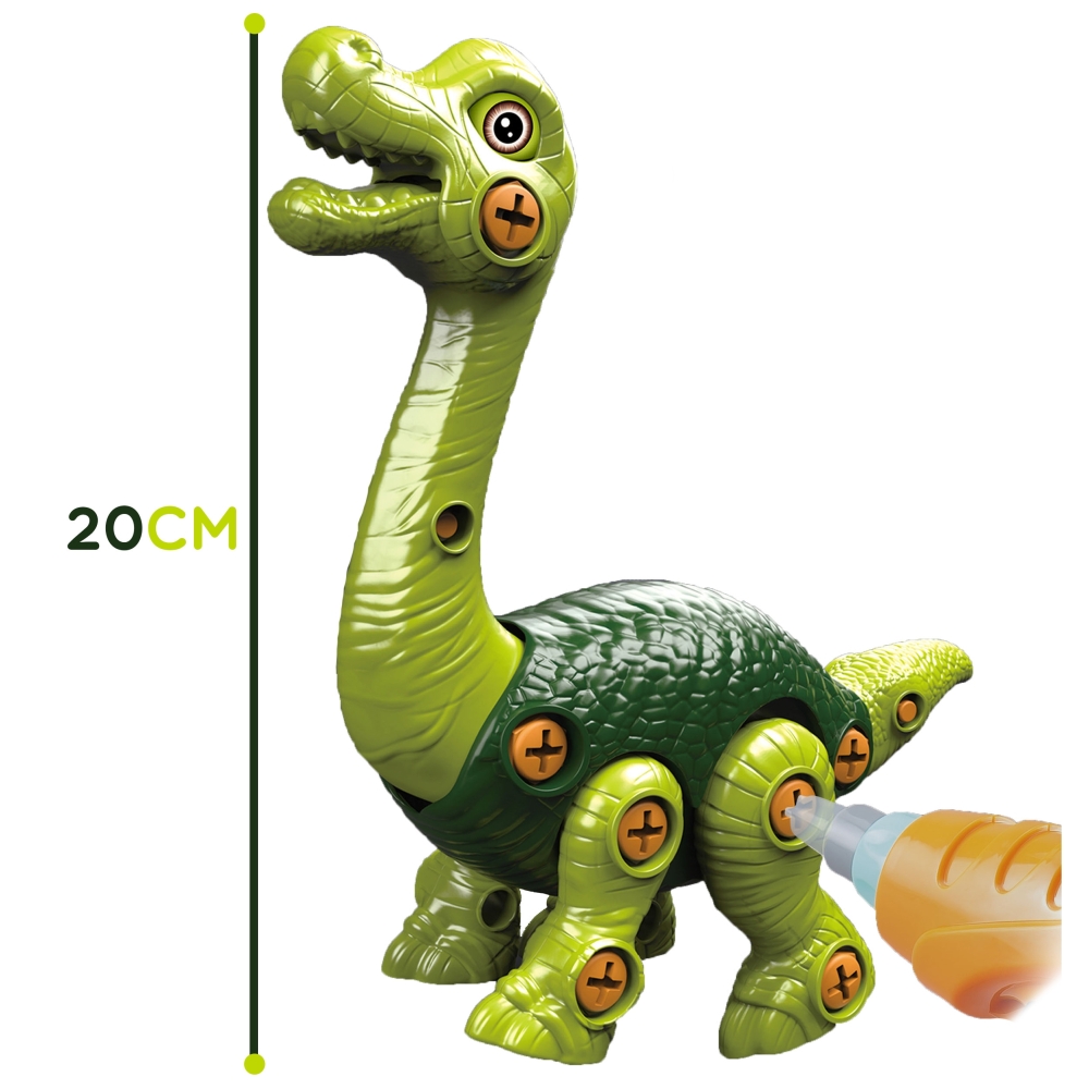 Dinozauro konstruktorius WOOPIE + grąžtas 31 el.-Žaislai, Konstruktoriai, Įvairūs konstruktoriai-e-vaikas