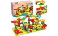 Konstruktorius WOOPIE su kamuoliuko trasa, 340 el.-Žaislai, Konstruktoriai, Lego, statybiniai blokai-e-vaikas