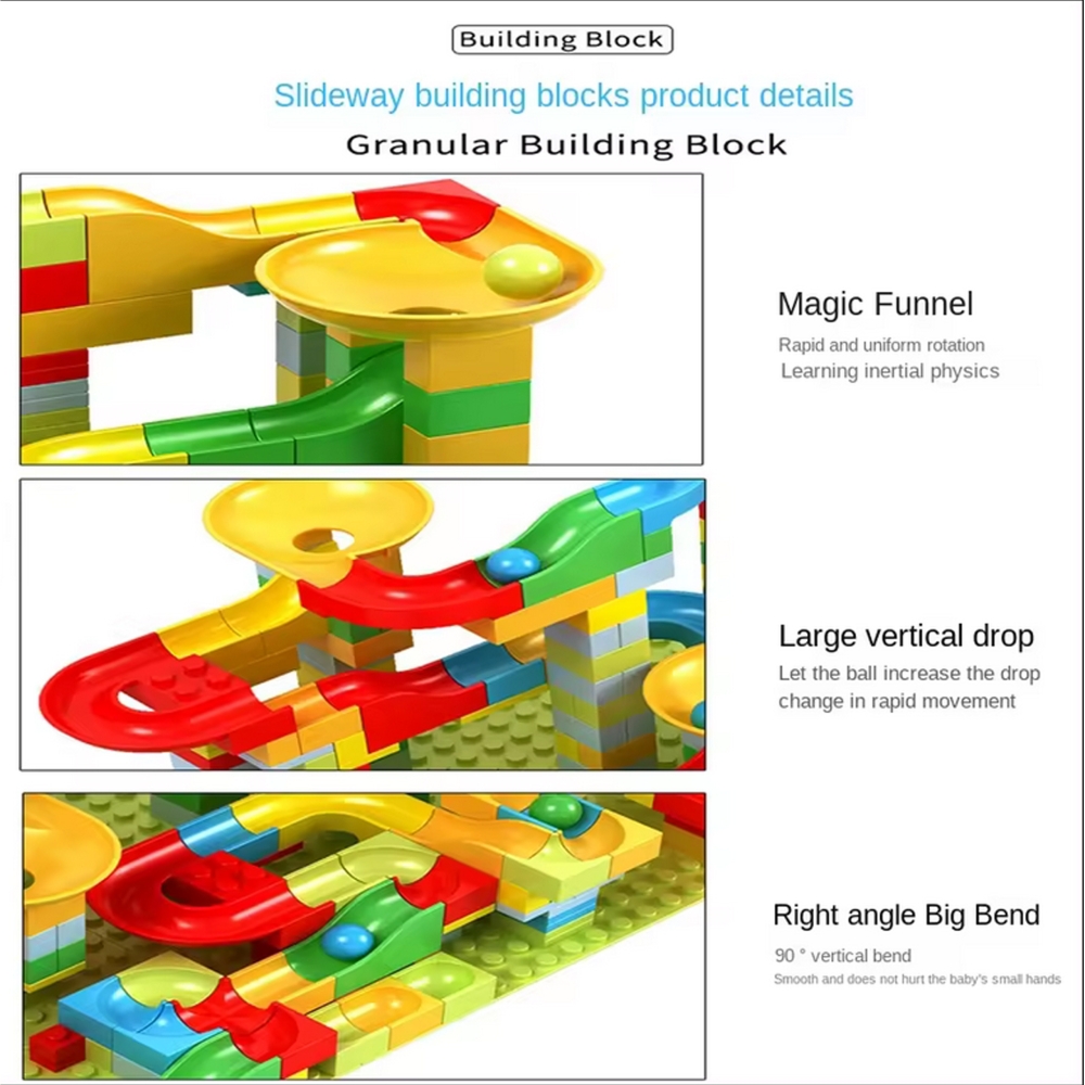 WOOPIE Ball Track Ball Track Slide for Balls 340 pcs.					