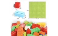 Konstruktorius WOOPIE su kamuoliuko trasa, 340 el.-Žaislai, Konstruktoriai, Lego, statybiniai blokai-e-vaikas