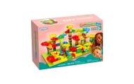Konstruktorius WOOPIE su kamuoliuko trasa, 340 el.-Žaislai, Konstruktoriai, Lego, statybiniai blokai-e-vaikas