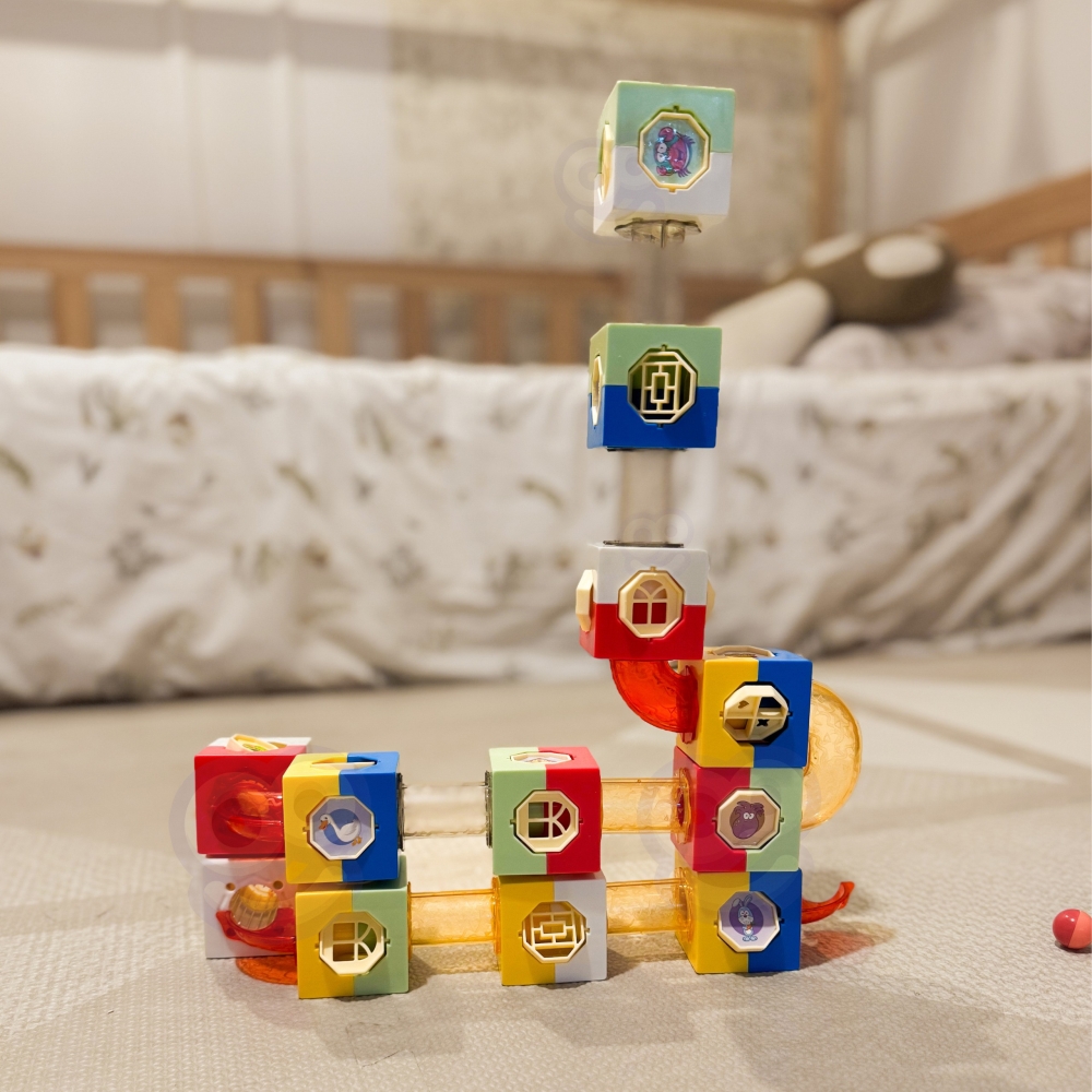 Statybinių 3D kaladėlių rinkinys WOOPIE Bullet Course Ballodrome