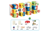 WOOPIE Tor Kulkowy Kulodrom Zestaw Konstrukcyjny Klocki 3D