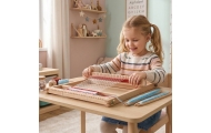 Medinių audimo staklių rinkinys VIGA Montessori-Žaislai, Kūrybiniai žaislai, Kūrybiniai rinkiniai-e-vaikas
