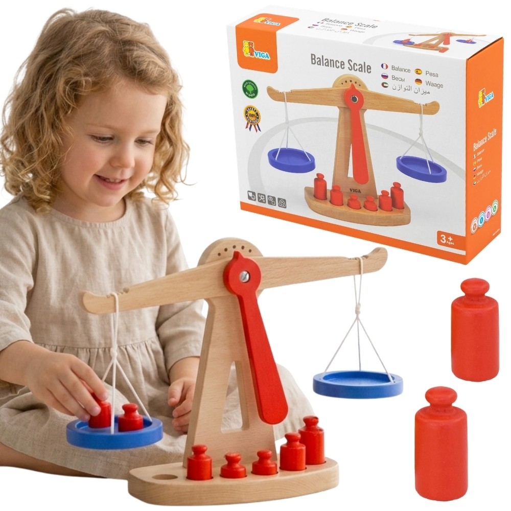 VIGA Wooden Balanced Shop Scale FSC Certified					