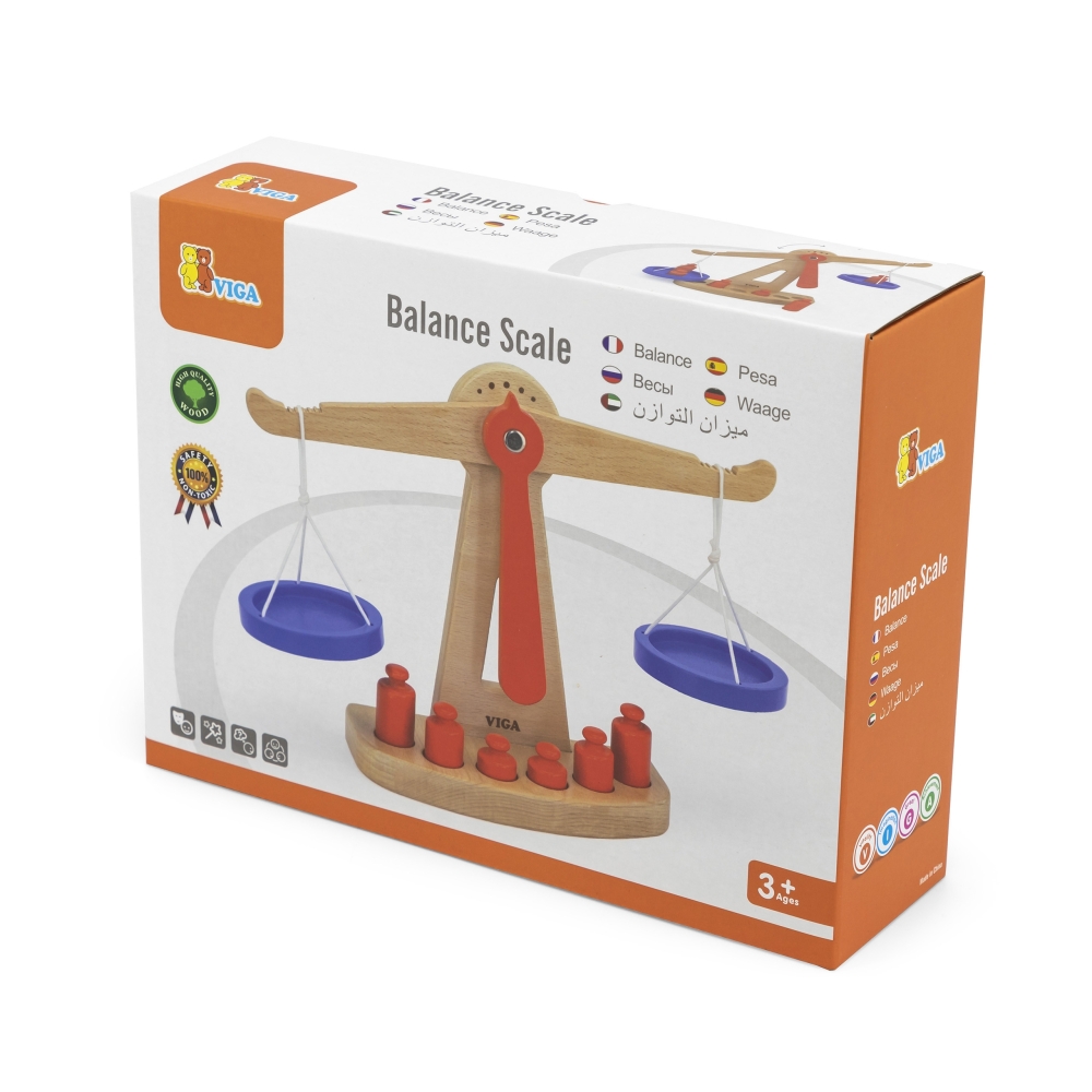 VIGA Wooden Balanced Shop Scale FSC Certified					