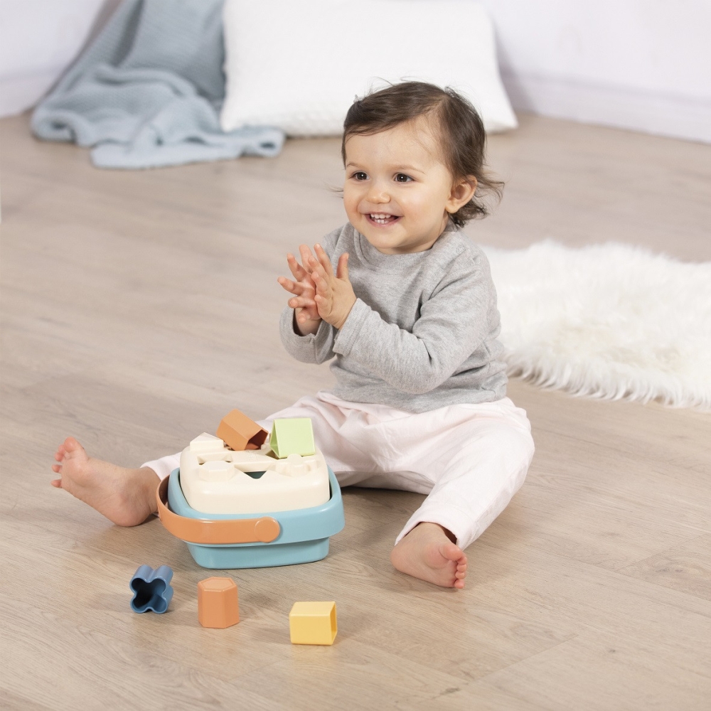 SMOBY mažasis žalias bioplastiko krepšelis rūšiuoklis