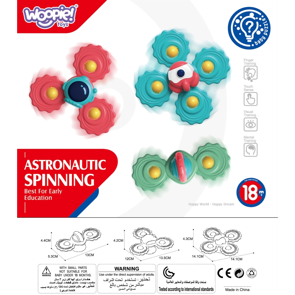 Kramtukai su siurbtuku WOOPIE BABY 3 vnt