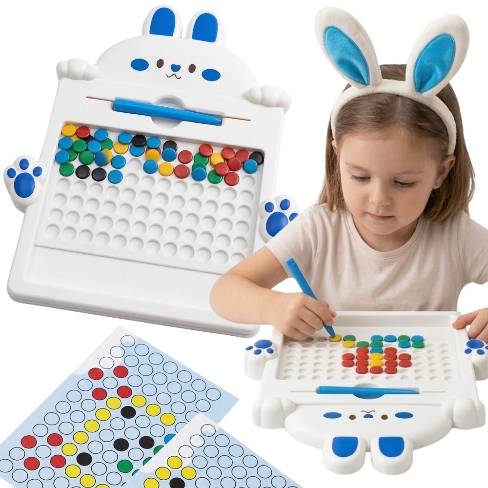 WOOPIE Vaikų Montessori magnetinė lenta MagPad Rabbit