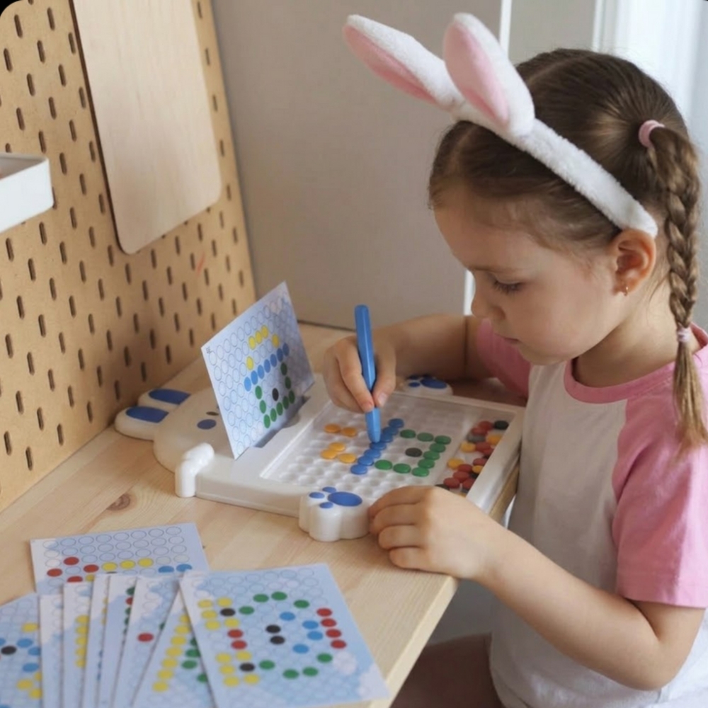 WOOPIE Vaikų Montessori magnetinė lenta MagPad Rabbit