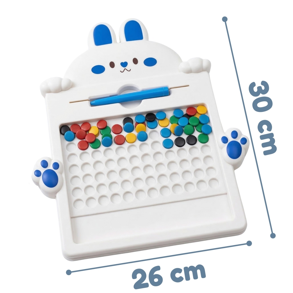 WOOPIE Vaikų Montessori magnetinė lenta MagPad Rabbit
