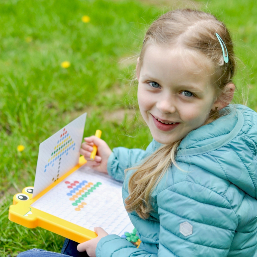 Magnetinė dėlionė MagPad WOOPIE Montessori Dinosauras-Žaislai, Dėlionės, Magnetinės dėlionės-e-vaikas