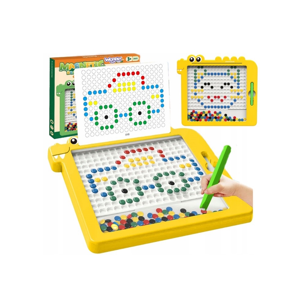 Magnetinė dėlionė MagPad WOOPIE Montessori Dinosauras-Žaislai, Dėlionės, Magnetinės dėlionės-e-vaikas