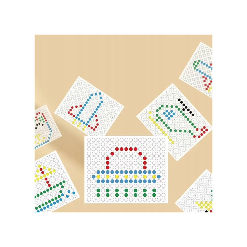 Magnetinė dėlionės lenta WOOPIE Montessori MagPad Dinozauras, mėlyna-Žaislai, Dėlionės, Magnetinės dėlionės-e-vaikas
