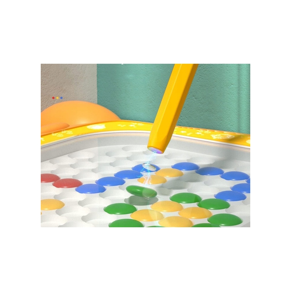 Magnetinė dėlionės lenta WOOPIE Montessori MagPad Dinozauras, mėlyna-Žaislai, Dėlionės, Magnetinės dėlionės-e-vaikas