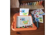 WOOPIE Tablica Magnetyczna dla Dzieci Montessori MagPad Dinozaur