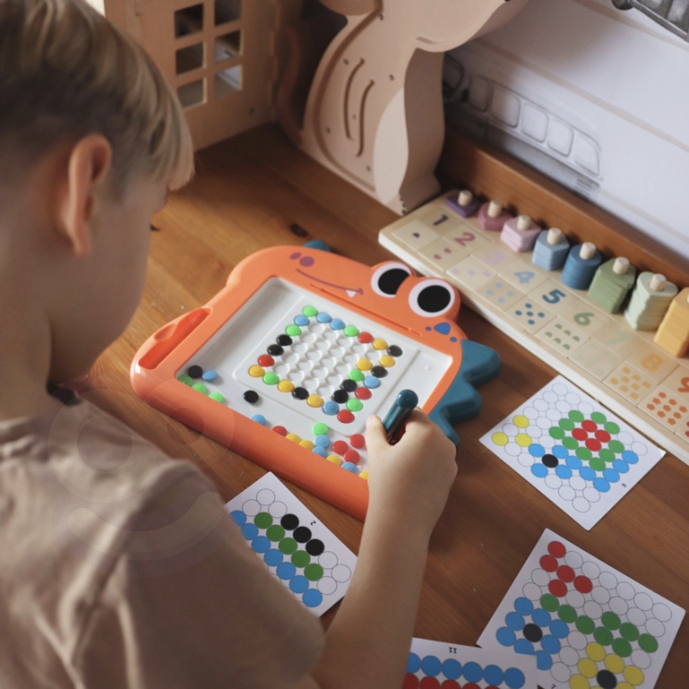 Magnetinė lenta Montessori MagPad Dinosaur WOOPIE